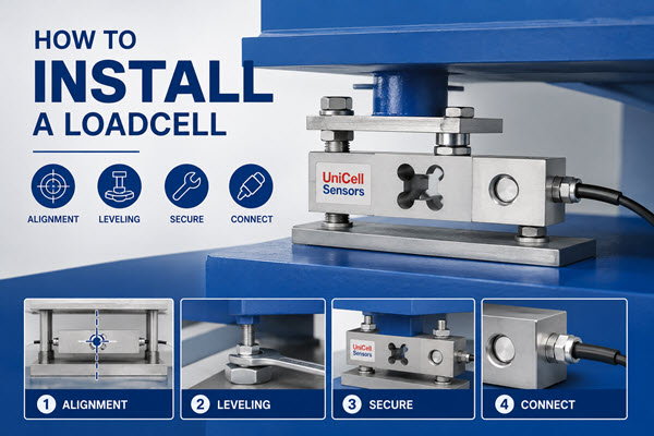 Install digital load cells