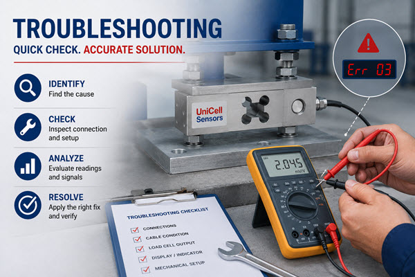 Load cell troubleshooting