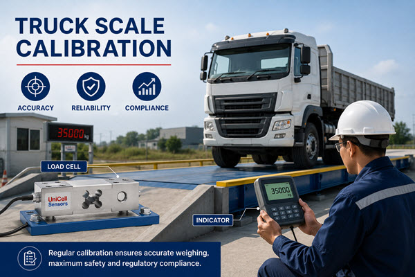 Truck scale calibration